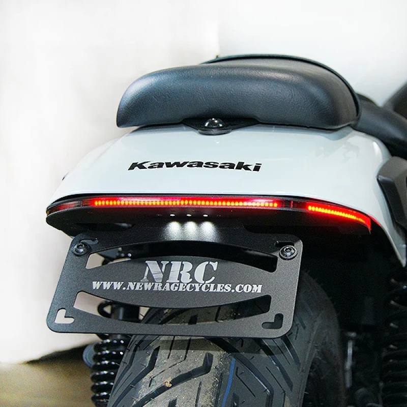 Kawasaki Eliminator 450 Fender Eliminator - New Rage Cycles - Brightest LED Turn Signals - Black Textured - `24-`27